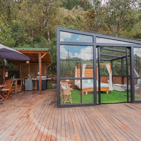 Bubblesky Glamping 40 Min From Medellin Hotel เอล เรติโร ภายนอก รูปภาพ