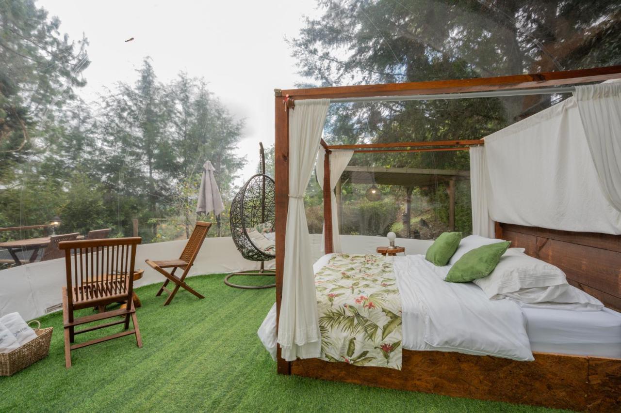 Bubblesky Glamping 40 Min From Medellin Hotel เอล เรติโร ภายนอก รูปภาพ