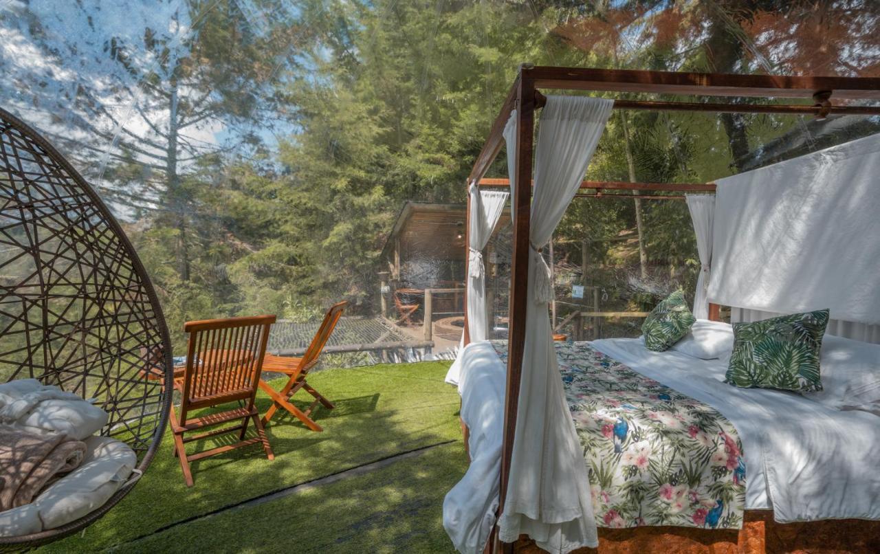 Bubblesky Glamping 40 Min From Medellin Hotel เอล เรติโร ภายนอก รูปภาพ