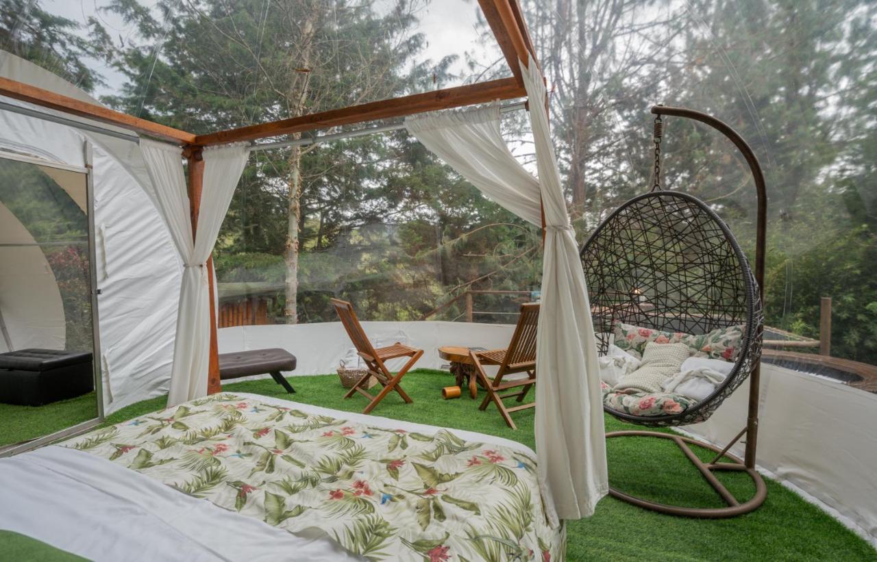Bubblesky Glamping 40 Min From Medellin Hotel เอล เรติโร ภายนอก รูปภาพ