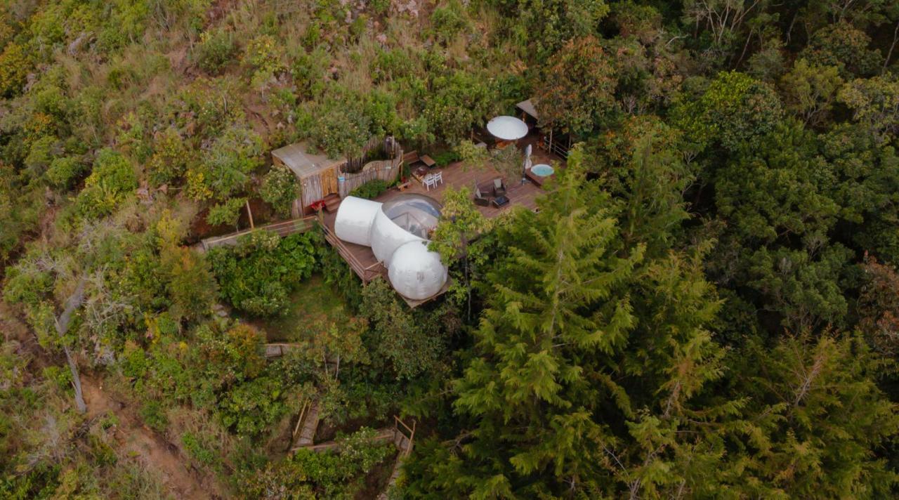 Bubblesky Glamping 40 Min From Medellin Hotel เอล เรติโร ภายนอก รูปภาพ