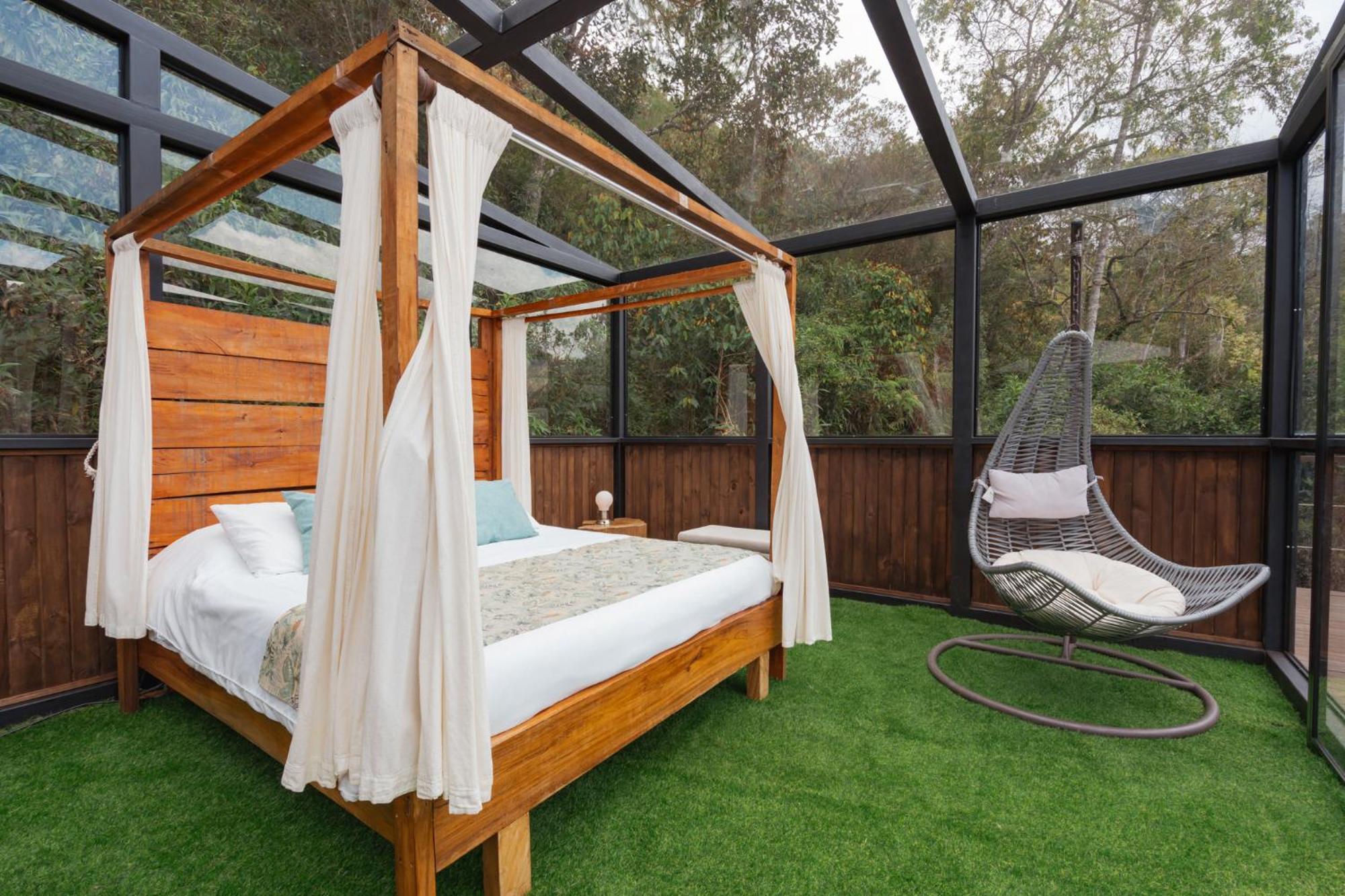 Bubblesky Glamping 40 Min From Medellin Hotel เอล เรติโร ภายนอก รูปภาพ
